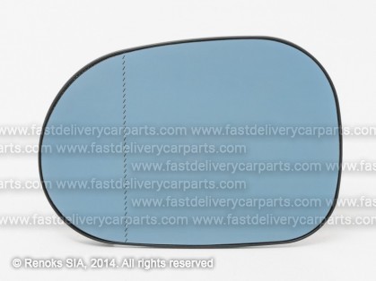 MB ML W163 98->05 mirror glass with holder L heated aspherical blue 98->01