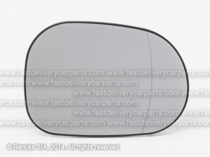 MB ML W163 98->05 mirror glass with holder R heated aspherical 98->01