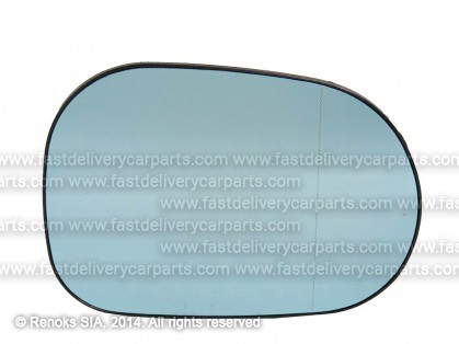 MB ML W163 98->05 mirror glass with holder R heated aspherical blue 98->01