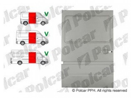 MB Sprinter 95->00 side door high roof version R