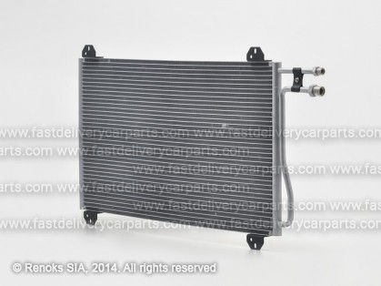 MB Sprinter 95->00 radiators KOND 670X380X16 bez sausinātāja 2.3/2.1D/2.3D/2.7D/2.9D