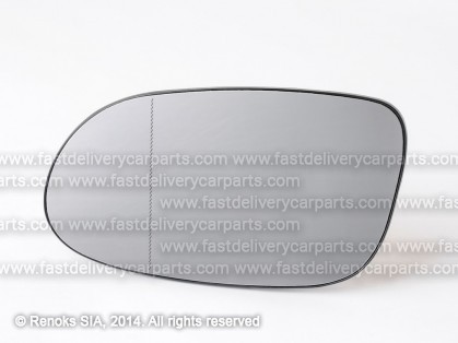 MB CLK C209 02->10 mirror glass with holder L heated aspherical