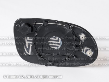 MB CLK C209 02->10 mirror glass with holder L heated aspherical