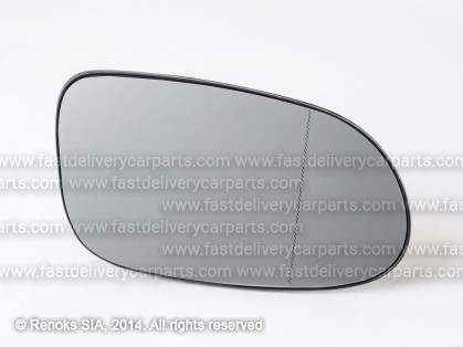MB CLK C209 02->10 mirror glass with holder R heated aspherical