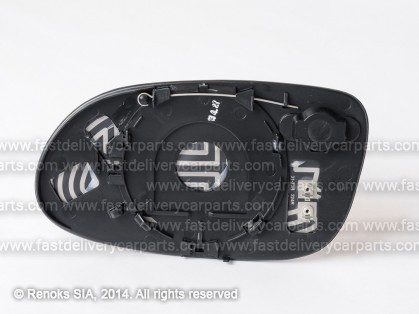 MB CLK C209 02->10 mirror glass with holder R heated aspherical