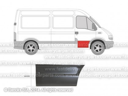 RN Master 98->03 side door part lower R