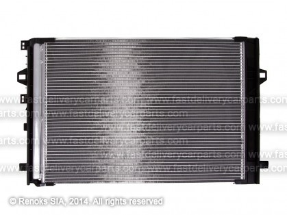 MB A W176 12->18 radiators KOND 650X455X16 ar iebūvētu sausinātāju 1.6/2.0/1.5D/1.8D/2.1D SRLine