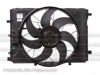MB A W176 12->18 ventilators ar difuzoru 405mm 4pin ar vadibas moduli SRLine