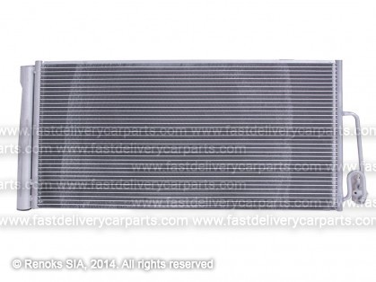 MINI Cooper 07->14 radiators KOND 660X340X16 ar iebūvētu sausinātāju 1.4/1.6/1.6D SRLine