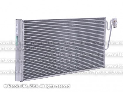 MINI Cooper 07->14 radiators KOND 660X340X16 ar iebūvētu sausinātāju 1.4/1.6/1.6D SRLine
