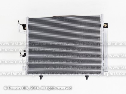 MT Pajero 06-> radiators KOND 662X500X18 ar iebūvētu sausinātāju 3.0/3.8/3.2D