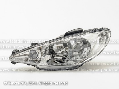PG 206 98->09 lukturis L H7/H7 elektro 03->05 DEPO