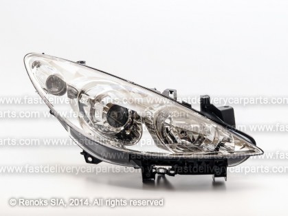 PG 307 05->07 lukturis R H1/H7 ar motoriņu DEPO