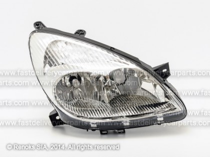 CT C5 01->04 head lamp R H4/H7 with motor DEPO
