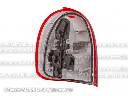 OP Corsa 93->00 фонарь задний 3D R с патронами TYC