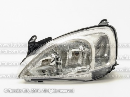 OP Corsa 00->06 head lamp L H7/H7 00->03 electrical tips VALEO TYC