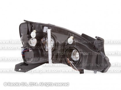 OP Corsa 00->06 head lamp L H7/H7 00->03 with motor tips VALEO TYC