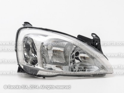 OP Corsa 00->06 head lamp R H7/H7 02->04 type MARELLI CLEAR