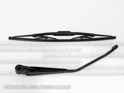 OP Zafira 99->05 logu tīrītāja slotiņas turētājs aizmugures +slotiņa 405MM (8mm stiprinājums)