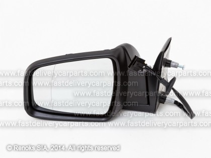 OP Zafira 08->12 mirror L electrical heated primed aspherical 5pins