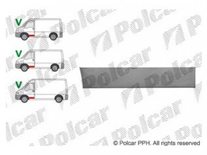 PG Boxer 94->02 door repear part front lower L