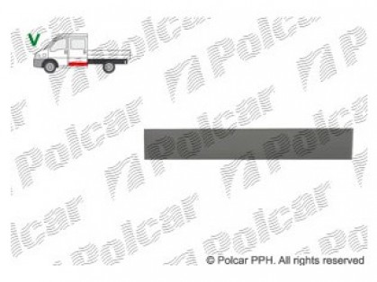 PG Boxer 94->02 ремонтная часть задней двери L=R