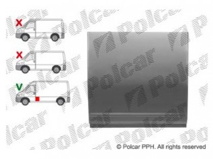 PG Boxer 94->02 ремонтная часть боковая R=L L=500MM H=400MM