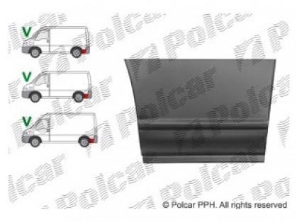 PG Boxer 94->02 ремонтная часть L за колесом