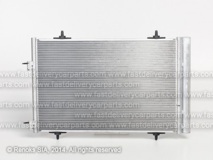 CT C5 08-> condenser 575X360X16 with integrated receiver dryer 1.6/1.6D SRLine