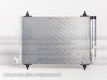 CT C5 04->08 radiators KOND 555X358X16 ar iebūvētu sausinātāju 1.8/2.0/3.0/1.6D/2.0D/2.2D