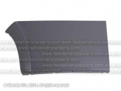 PG Boxer 06->14 fender moulding rear L behind wheel black with fasteners LONG