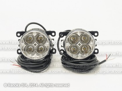 RN Megane 02->05 фонарь дневного ходового света L+R LED MARELLI