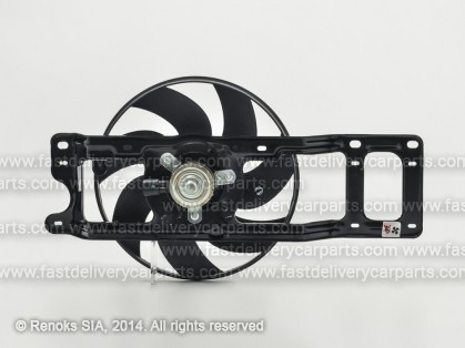 RN Clio 05->09 ventilators 390mm 2pin ar difuzoru bez rezistora
