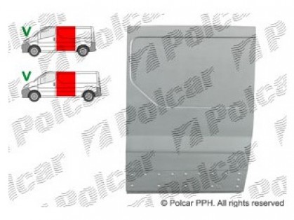 RN Traffic 00->06 side plate L up to roof