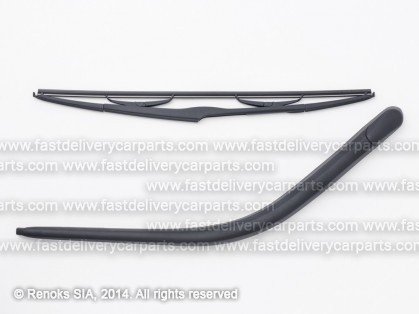 RN Laguna 01->05 logu tīrītāja slotiņas turētājs aizmugures +slotiņa 500MM HB