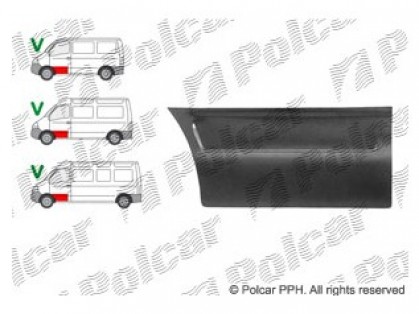 RN Master 98->03 side door part lower L