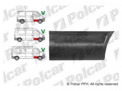 RN Master 98->03 side door part lower R