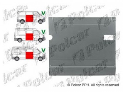 RN Master 98->03 side door part lower up to window