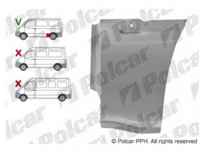 RN Master 98->03 side plate L lower part wheel base 3078mm