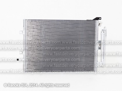 RN Clio 05->09 radiators KOND 545X380X16 ar sausinātāju 1.2/1.4/1.6/2.0/1.5D