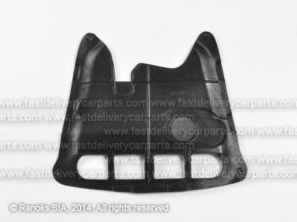 RN Kangoo 98->02 engine shield BENZ with holes (ABS+PVC)
