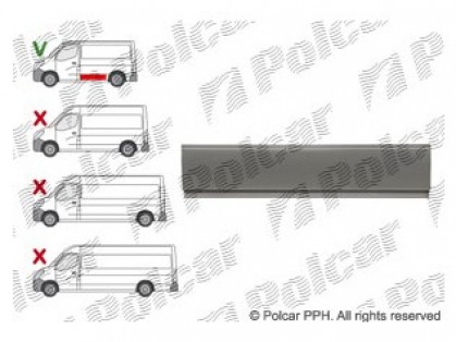RN Master 10->20 side plate L lower part wheel base 3182mm
