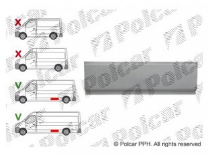 RN Master 10->20 side plate lower part wheel base 4332mm