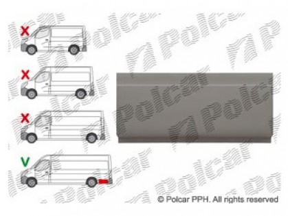 RN Master 10->20 side plate L=R lower part L=652mm, H-300mm