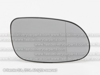 MB A W168 97->04 mirror glass with base R heated aspherical