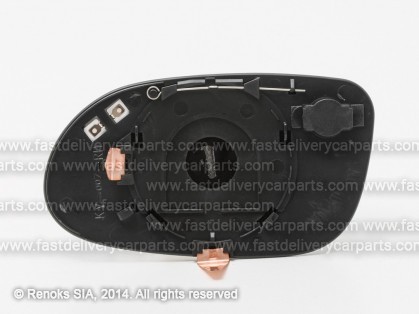 MB A W168 97->04 mirror glass with base R heated aspherical