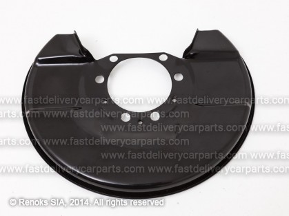 SAAB 93 98->03 wheel dust shield front L=R 314MM STEEL