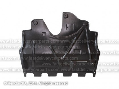 SK Fabia 00->07 engine shield BENZ/DIESEL (high density Polyethylene (HDPE))
