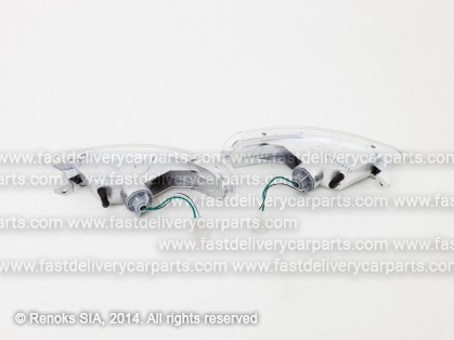 SB Impreza 93->96 pagrieziens bamperī līks balts komplekts E DEPO
