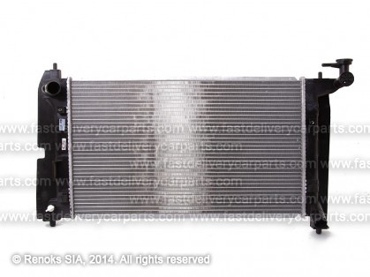 TT Corolla 00->01 radiators 1.4/1.6 MAN +/-KOND 600X348X16 tips DENSO, KOYO